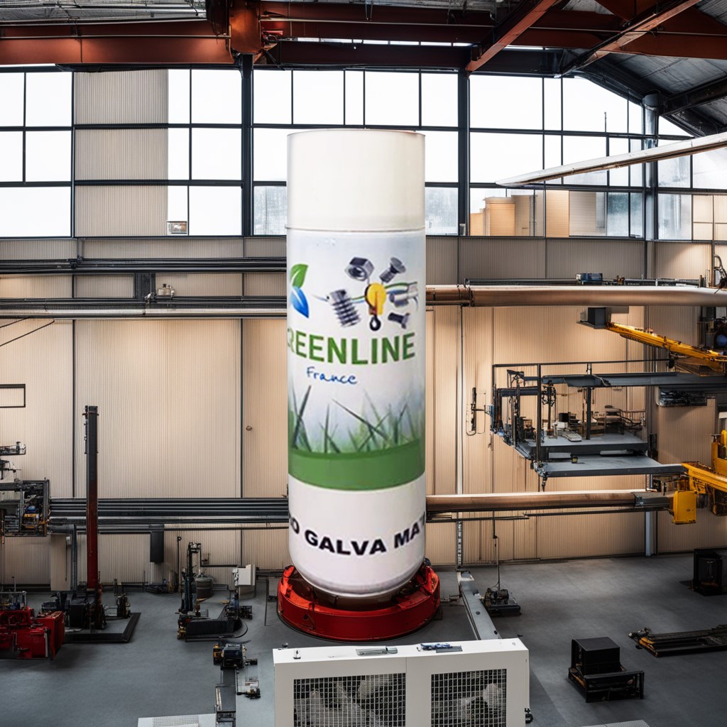 AÉRO GALVA MAT 400ML -  PEINTURE DE GALVANISATION A FROID MAT