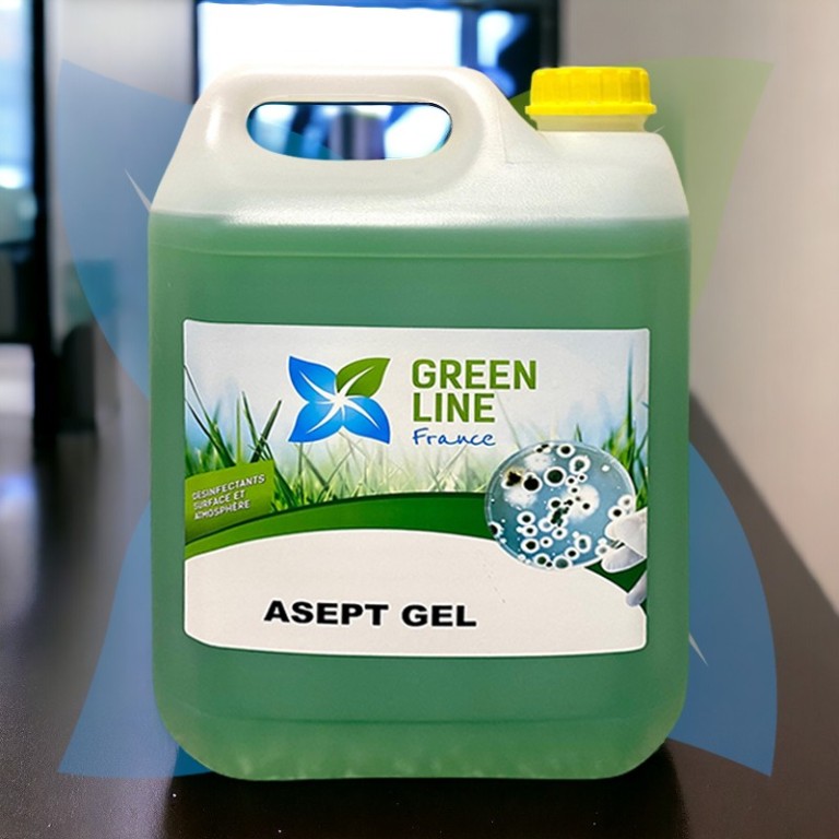 ASEPT GEL 5L - GEL HYDRO-ALCOOLIQUE POUR LES MAINS “ SANS RINÇAGE ”