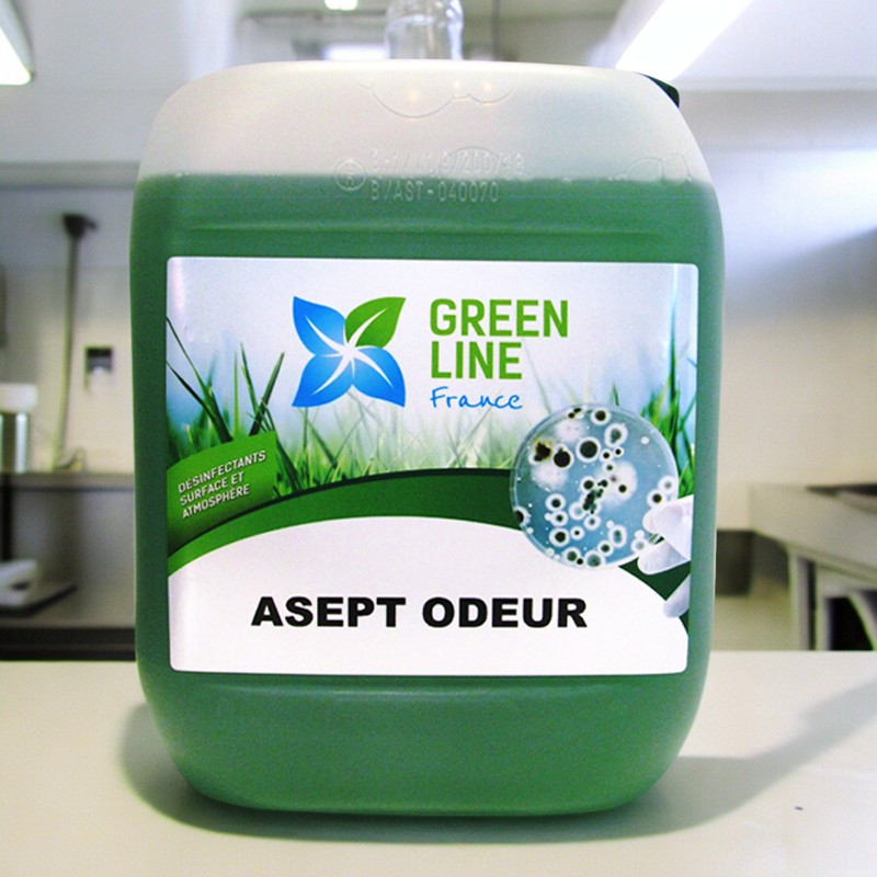 ASEPT ODEUR 5L - NEUTRALISANT D’ODEURS, DÉSINFECTANT