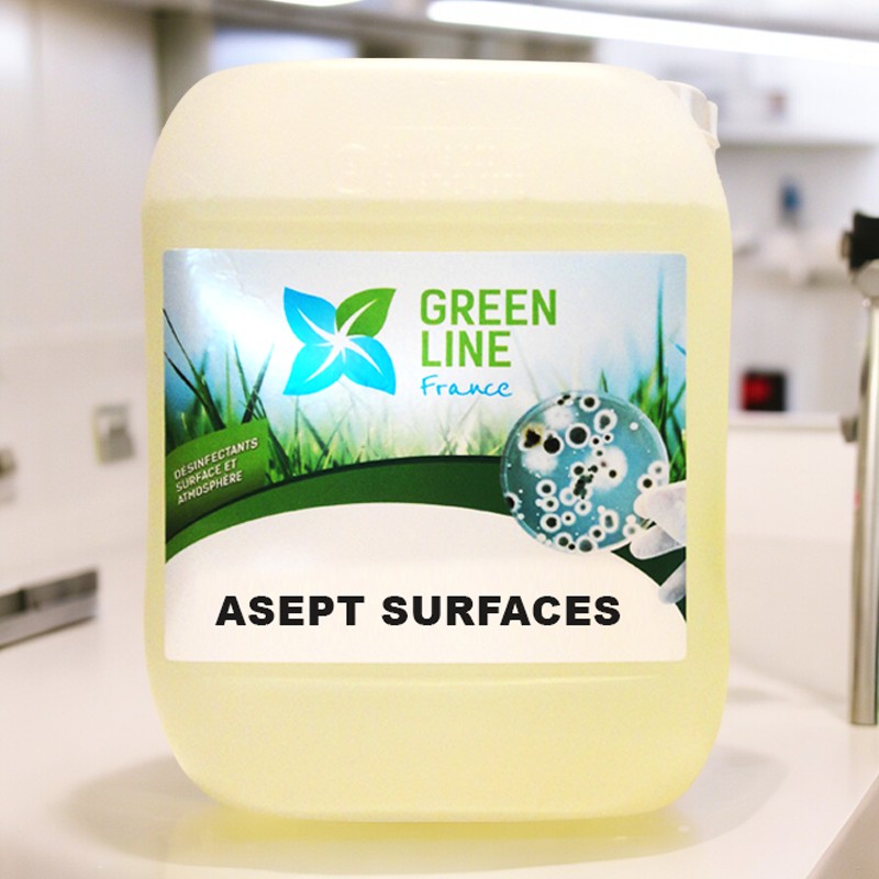 ASEPT SURFACES 5L - DÉSINFECTANT DE SURFACES À ACTION ET SÉCHAGE RAPIDE