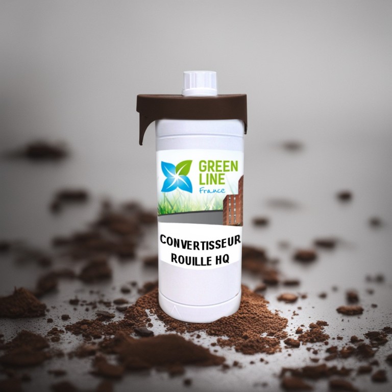 CONVERTISSEUR DE ROUILLE 1L - TRAITEMENT INDUSTRIEL ULTRA HAUT DE GAMME TRAITEMENT COURANT ! TRAITEMENT AVANT PEINTURE DES SURFACES ROUILLÉES NON FILMOGÈNE