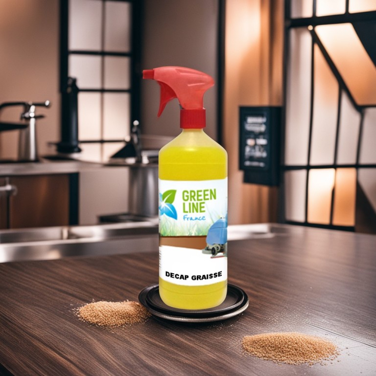 DÉCAP GRAISSE PULVERISATEUR 1L - SUPER DEGRAISSANT DE SÉCURITÉ SOLUBLE À L’EAU, AGRÉÉ CONTACT ALIMENTAIRE