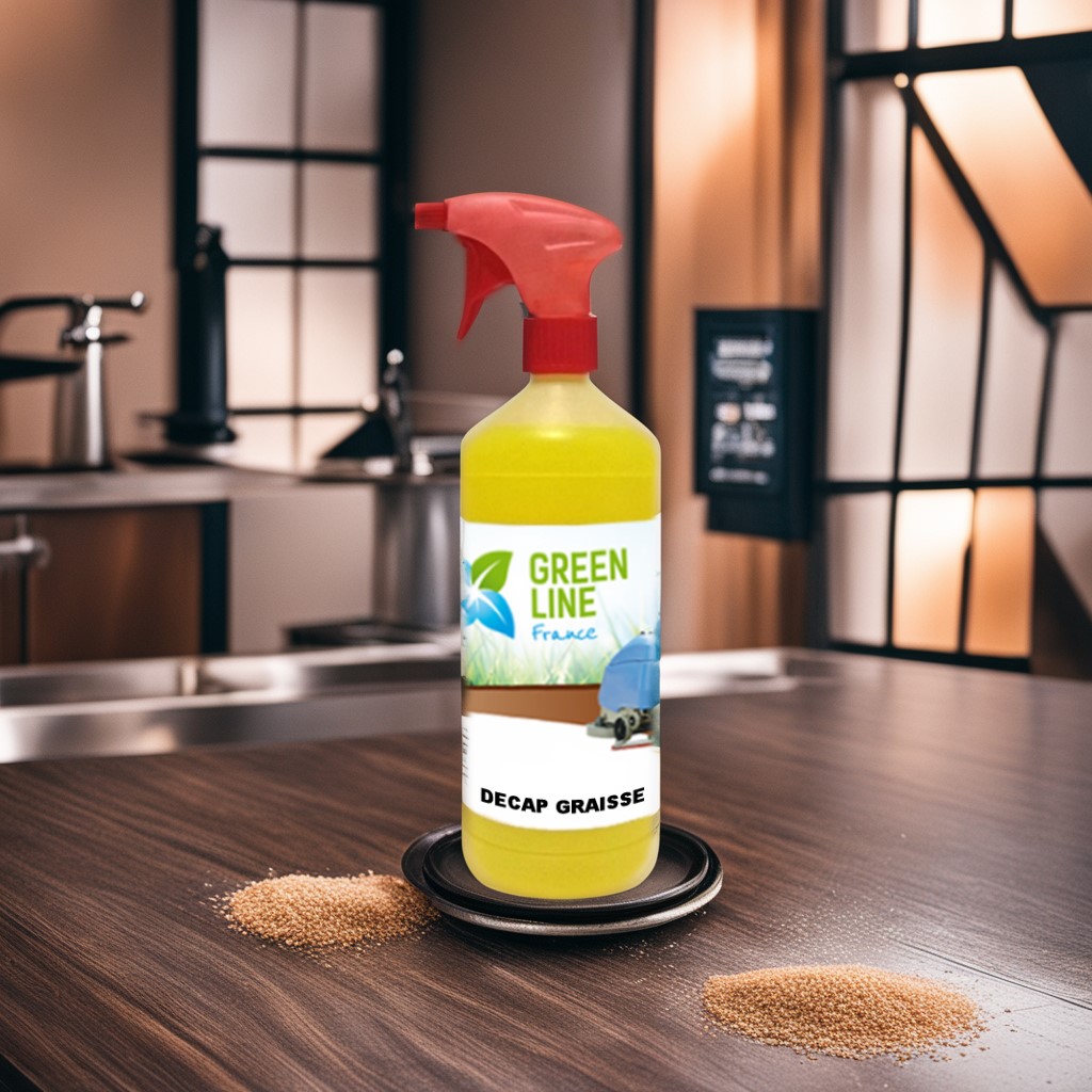 DÉCAP GRAISSE PULVERISATEUR 1L - SUPER DEGRAISSANT DE SÉCURITÉ SOLUBLE À L’EAU, AGRÉÉ CONTACT ALIMENTAIRE