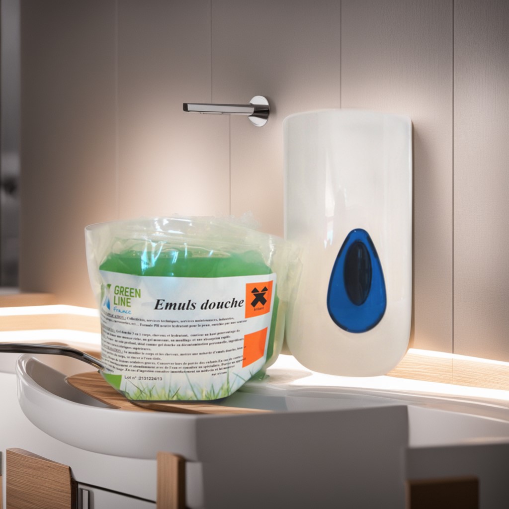 EMULS DOUCHE 800ML - GEL DOUCHE CORPS ET CHEVEUX