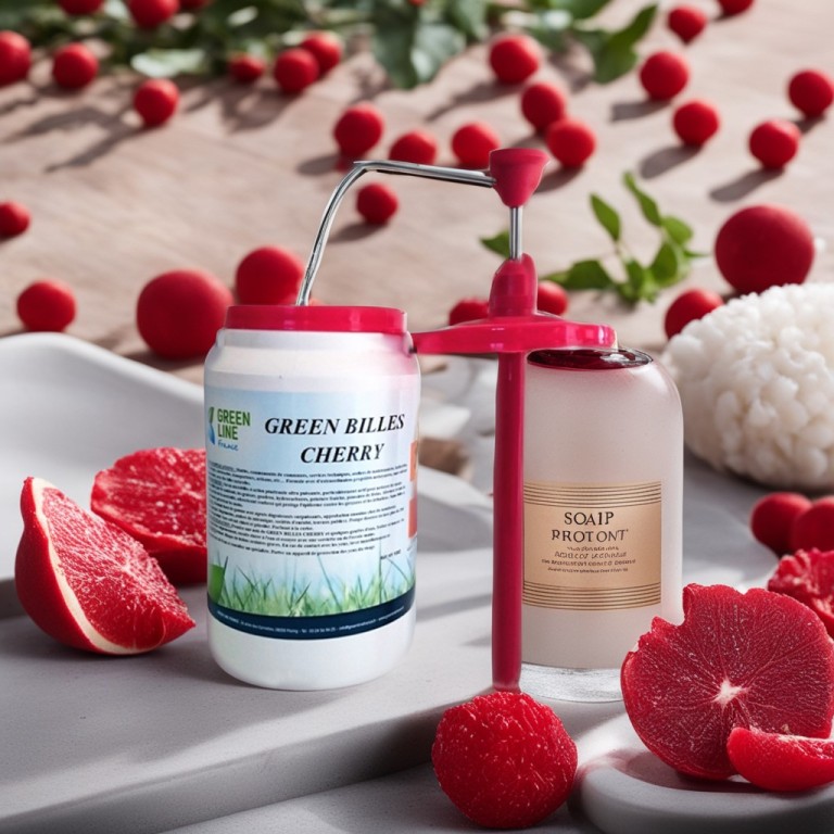 GREEN BILLES CHERRY 3L - SAVON MAINS MICROBILLES SANS SOLVANT, SANS BILLES À BASE DE POLYMÈRES