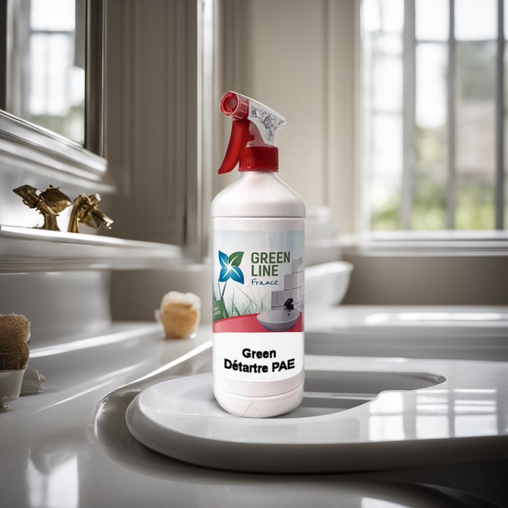 GREEN DETARTRE PAE 1L - DÉTARTRANT PARFUMÉ SANS ACIDE ORGANIQUE OU MINERAL