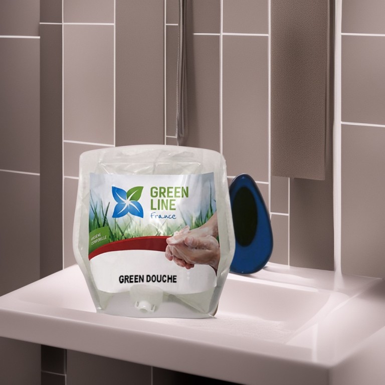 GREEN DOUCHE 900ML - GEL DOUCHE POUR CORPS ET CHEVEUX SÉCURITAIRE ET ECORESPONSABLE