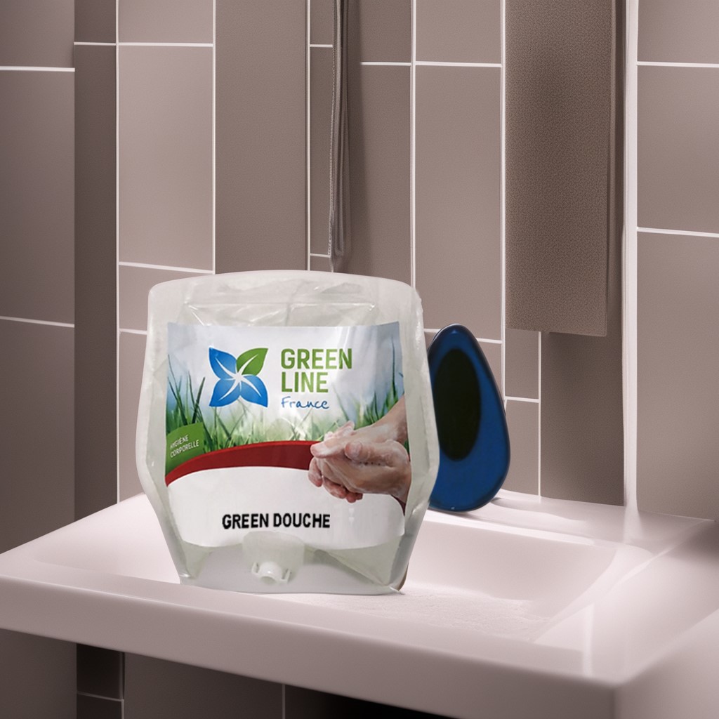 GREEN DOUCHE 900ML - GEL DOUCHE POUR CORPS ET CHEVEUX SÉCURITAIRE ET ECORESPONSABLE