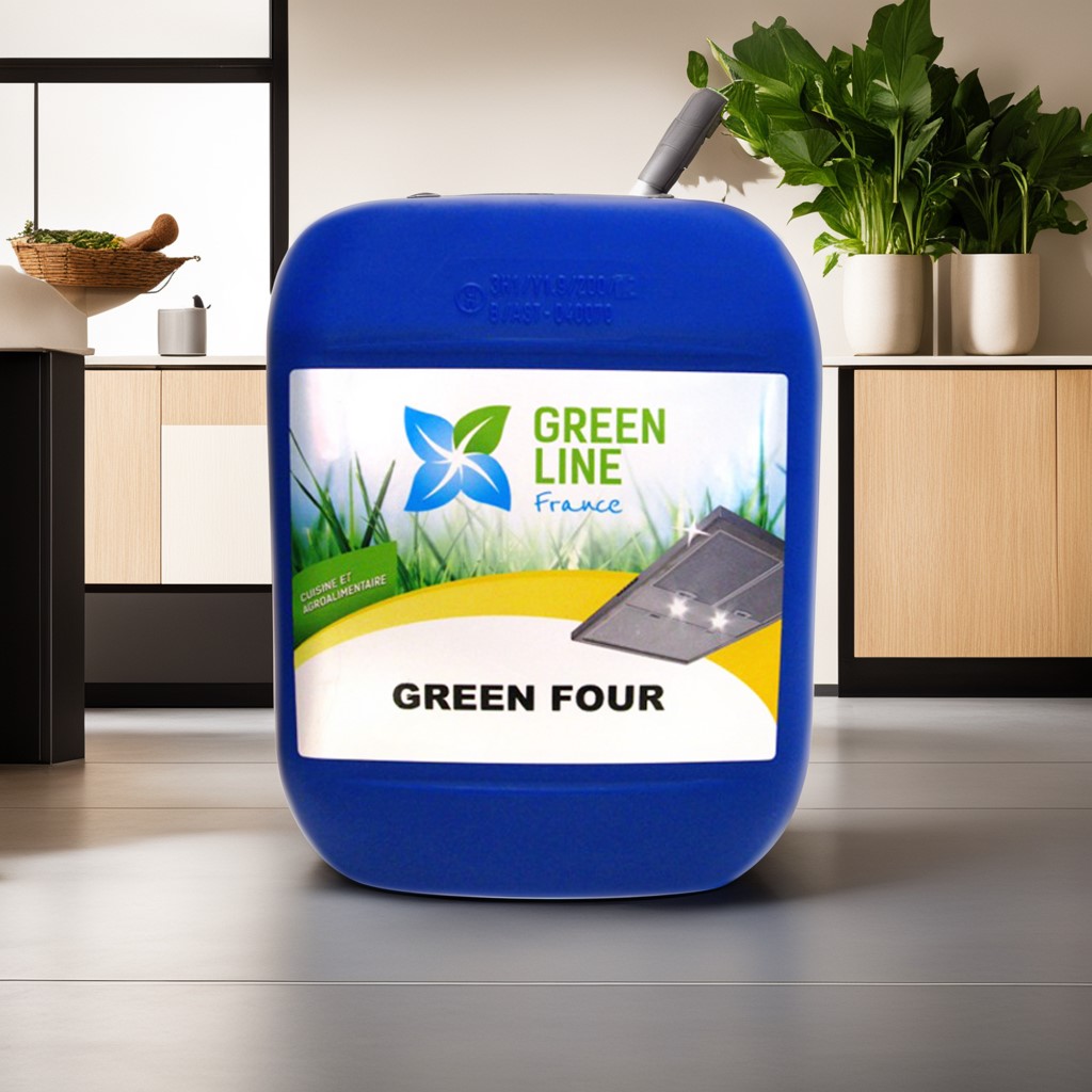 GREEN FOUR 5L - DÉCAPANT DÉGRAISSANT ALIMENTAIRE BIODÉGRADABLE