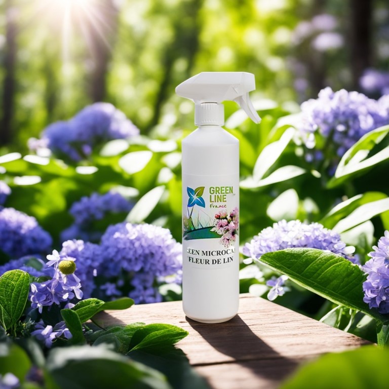 GREEN MICROCAPS FLEUR DE LIN 500ML - SURODORANT ENCAPSULÉ POUR TEXTILE, AIR AMBIANT ET LOCAUX POUBELLES