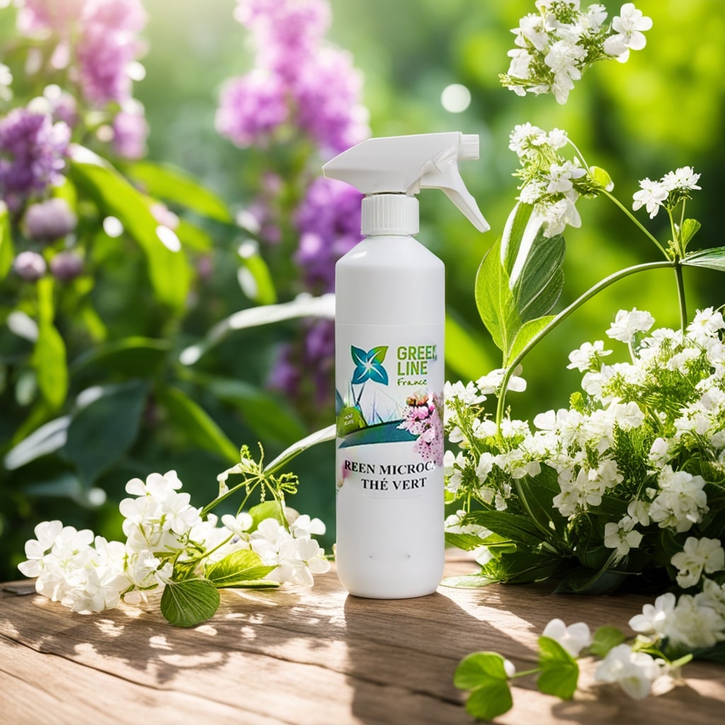GREEN MICROCAPS THE VERT 500ML - SURODORANT ENCAPSULÉ POUR TEXTILE, AIR AMBIANT ET LOCAUX POUBELLES