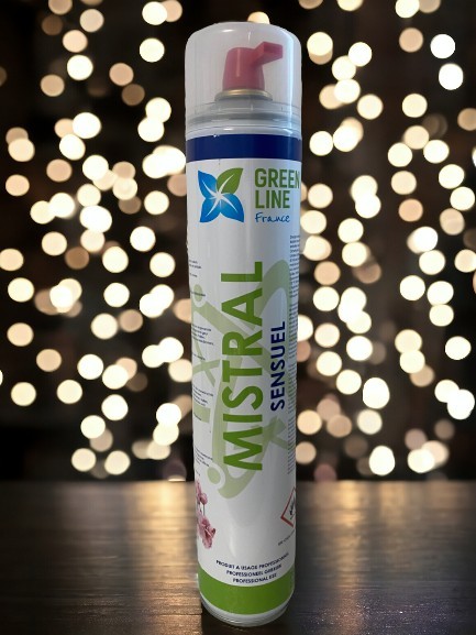 MISTRAL SENSUEL 600ML - DESTRUCTEUR D’ODEUR MOLÉCULAIRE ASTMOSPHÉRIQUE POUR GRANDS VOLUMES