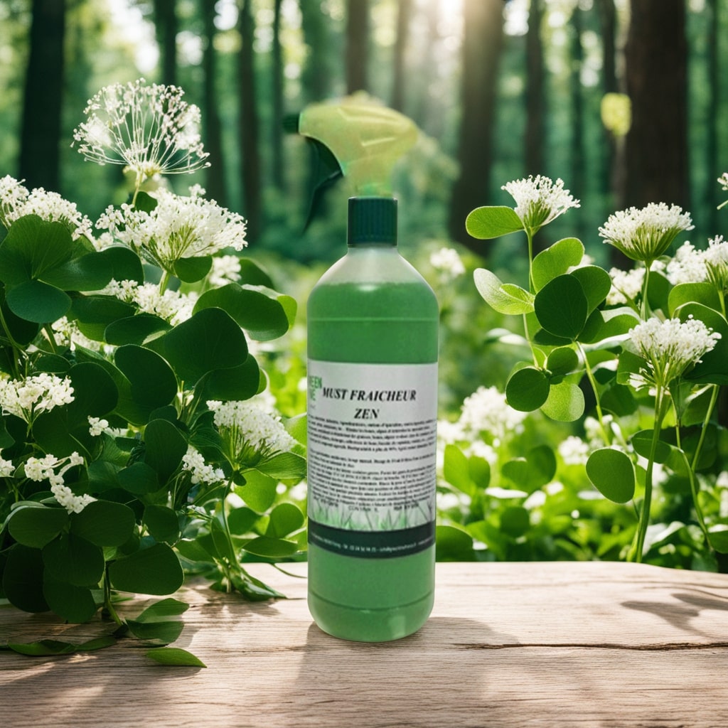 MUST FRAÎCHEUR ZEN PULVERISATEUR 1L - DÉSODORISANT DÉGRAISSANT DESTRUCTEUR D’ODEUR