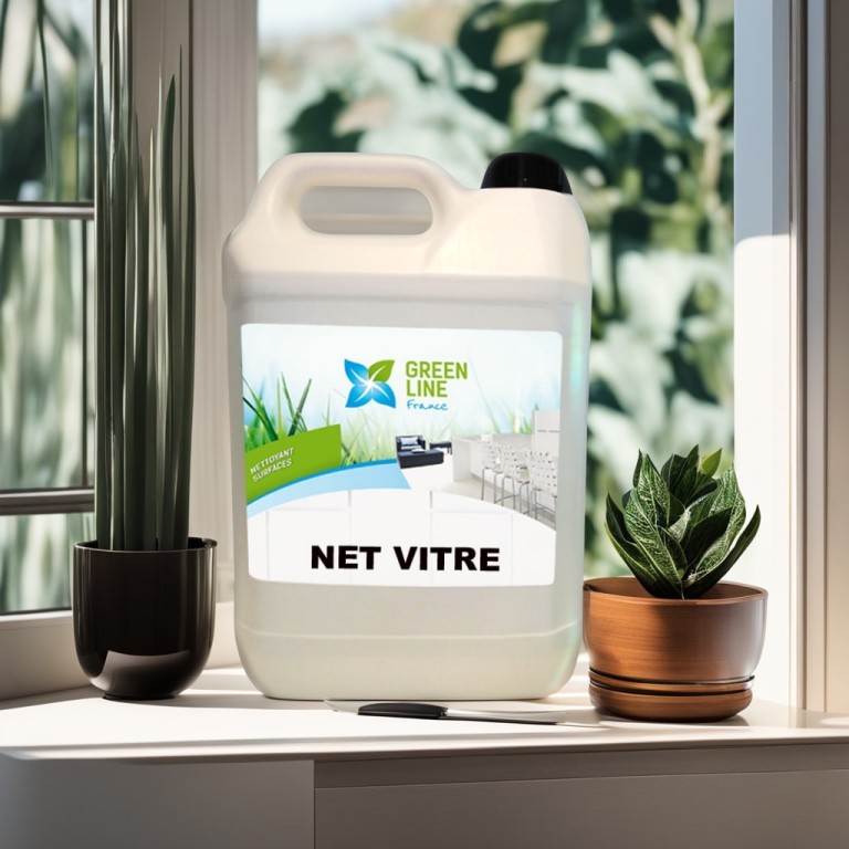 NET VITRES 5L - NETTOYANT VITRES et SUPPORTS MODERNES «Prêt à l’emploi»