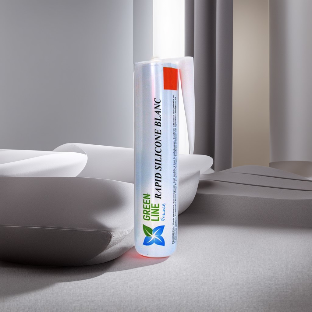 RAPID SILICONE BLANC 300ML - SILICONE NEUTRE BLANC