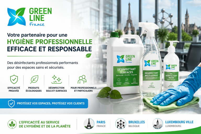 Comment choisir un désinfectant professionnel efficace à Paris, Bruxelles et Luxembourg Ville ?