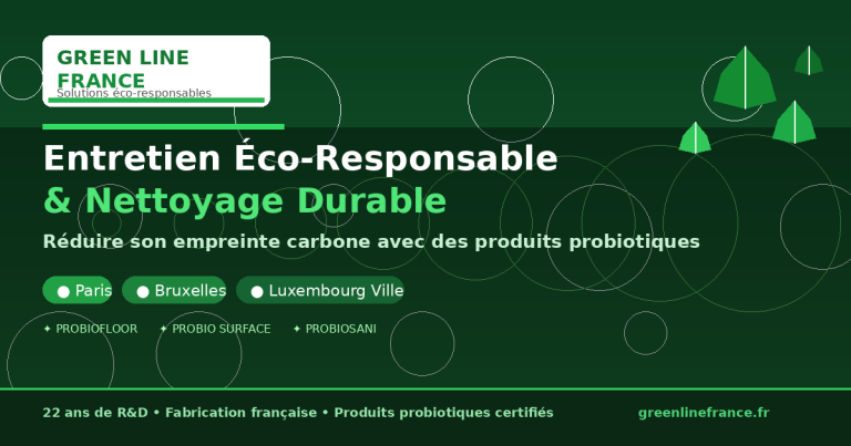 Entretien éco-responsable : comment Paris, Bruxelles et Luxembourg Ville adoptent des produits de nettoyage durables pour réduire leur empreinte carbone